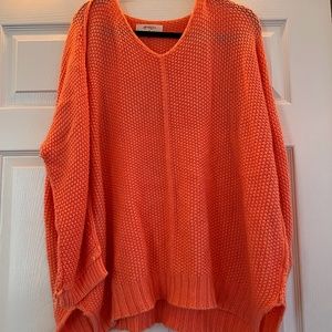 Coral colored sweater